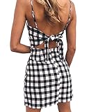 Lanlun 2017 Backless beach summer dress women sundress Bow casual linen sexy dress Slim fit white short dress