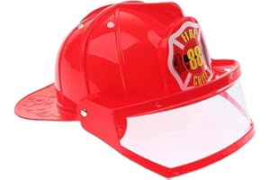 Kids Fireman Helmet Safety Helmet Fireman Chief Hat Role Play Toy Fancy Dress Red Party hats