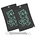 WOBEECO LCD Writing Tablet, 8.5 Inch Electronic Writing &Drawing Board Doodle Board with Lanyard for Kids and Adults at Home,School and Office (Black 2pcs)