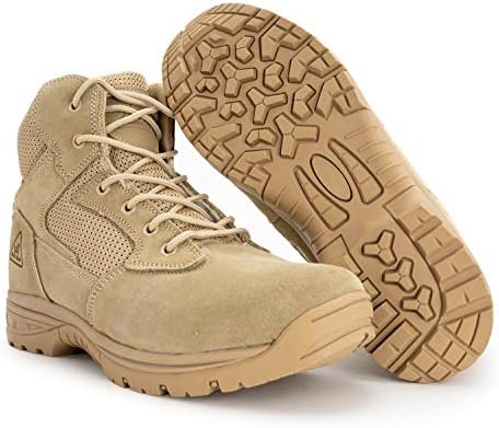 First Class 6" Coolmax Lining Ryno Gear Tactical Combat Boots (Beige)