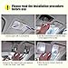Audew6pcs DE3175 LED Interior Dome Light Map Bulb License Plate Lights for Car-Extremely Bright 4014 Chipset Canbus Error Free DE3021 DE3022 Festoon,Color White(31mm x 12mm)
