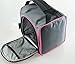 Insulated Meal Prep Bag, Lunch Box with Leakproof Portion Control Container Set, Reusable Ice Pack, Shaker Bottle and Vitamin Pocket for Healthy Meals All Day (Pink)