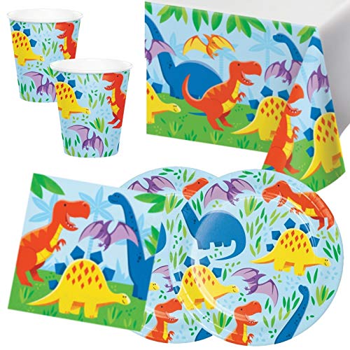 Dinosaur Friends Tableware Party Pack for 16