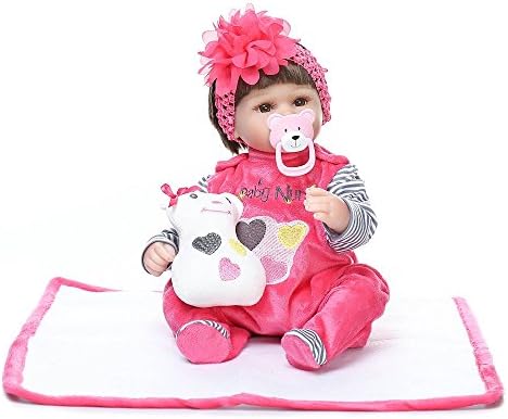 Minidiva Reborn Baby Dolls RB083, 100% Handmade 15.7" 40cm Realistic Baby Dolls Full Vinyl Silicone Lifelike Newborn Doll Girls Kids Gifts / Toys, EN71 CERT