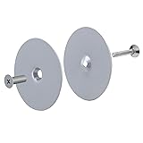 KOVOSCH Door Hole Cover Plate Grey, 2-5/8" Diameter