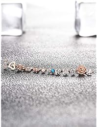 Jovitec - Juego de 16 piercings para nariz, cartílago, tragus, labio, 0.71 oz