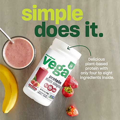 Vega Protein Made Simple, Dark Chocolate Stevia Free Vegan Protein