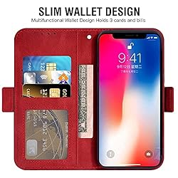 Compatible with iPhone Xs X 10 10s Wallet Case and