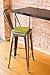 Rounded Seat Cushion for Metal Bar Stools or Kitchen Chairs, Gray (Chair/Stool Sold Separately)