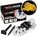 SOLVAO Solar Globe String Lights (30 LED) - Waterproof Outdoor Decorative Lighting for Your Patio, Garden, Deck, Umbrella or Camping Trip - Create an Inviting Warm White Atmosphere Powered by the Sun