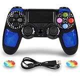PS4 Controller Wireless Joysticks - Dual Shock 4 Game Remote,Bluetooth DS4 Gamepad,Support Playstation 4,Pro/Slim PS4,PC,PS TVs,Smart TV（Blue Diamond）