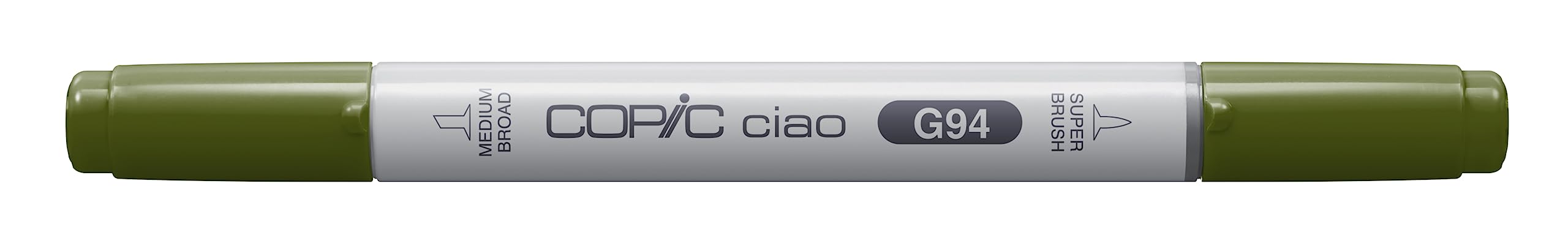 Copic Ciao Coloured Marker Pen - (G-94) Grayish Olive, For Art & Crafts, Colouring, Graphics, Highlighter, Design, Anime, Professional & Beginners, Art Supplies & Colouring Books — image 1