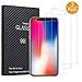 Fedirect 3-packs iPhone X Screen Protector, Tempered Glass Screen Protector High Definition Clear Screen Protector