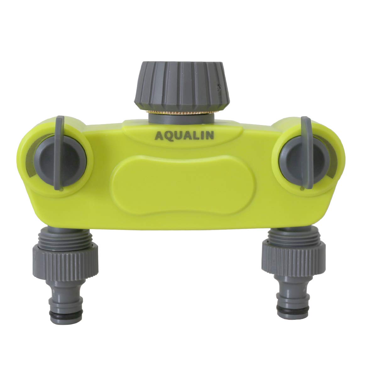 Aqualin 2-Way Water Splitter Y Connector Garden Hose Tap Splitter Water Distributor Updated Version