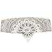 Choptop Bandana Head Doo Wrap Scarf Biker Crystal White