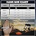 ZOOKKI Cycling Gloves Mountain Bike Gloves Road Racing Bicycle Gloves Light Silicone Gel Pad Riding Gloves Touch Recognition Full Finger Gloves Men/Women Work Gloves - XXL