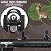 Flip Up Sights Backup Iron Sight with Lightweight Durable Folding Down Elevating and Windage Adjustment Easy to Mount Picatinny Mount for Rifle Shooting Accuracy