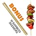 Benicci Premium Marshmallow Roasting Sticks, (Set of 6) Forks for Campfire, BBQ, Hot Dog & Camping - 34