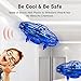 Hand Operated Drone for Kids Gift, WEW 6 Magical Senors Hands Free Toys Mini Drone Helicopter, Flying Ball Drone Toys Gift for Boys Girls Teenagers - Blue