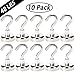 EVISWIY 48LB Magnetic Hooks for Cruise Cabins Refrigerator Locker Classroom Heavy Duty Magnet Hooks Hangers for Hanging BBQ Grill Tools Keys 10 Pack