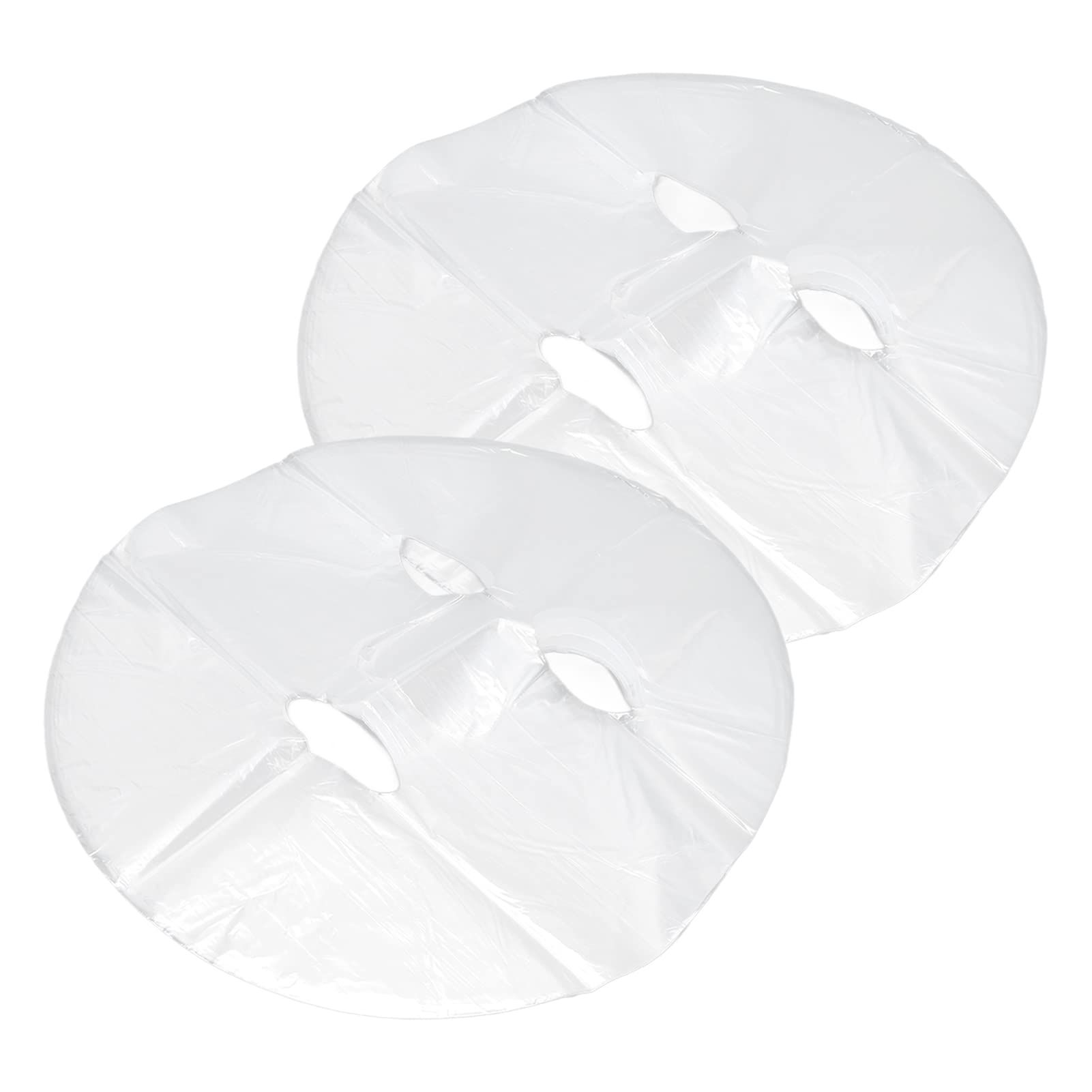 100pcs DIY Facial Mask Preservative Film Disposable Facial Paper Sheet,Natural Spa Skin Care Skin Fiber Paper Pre-cut Facial Paper Sheet Facial Mask