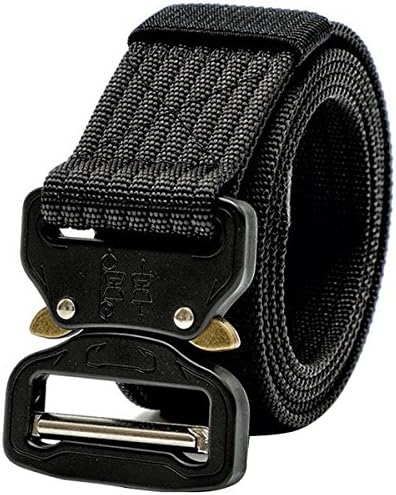 Miwoo Tactical Belt, 1.5 Inch Men's Quick Release Buckle Nylon Web Army Military Molle Belt