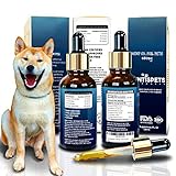 Cold Pressed Extract - Full Spectrum Hemp - Organic Hemp Oil for Dogs and Cats - Stress and Anxiety Relief - Arthritis Hip and Joint Pain Relief - Calming Treat - Car Sick - Diet - Mint Flavor