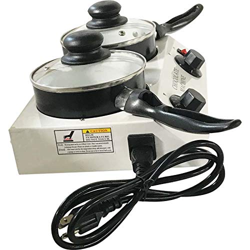 Mini Chocolate Tempering Machine Chocolate melting machine 110V double pot