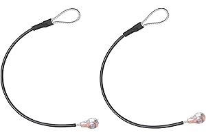 KMBNTU M159508 2Pcs Tailgate Equipment Cable Fit for John Deere Gators M TE TH TX XUV TH TX HPX615E HPX815E XUV825E/M XUV835E/M/R XUV855E XUV865E/M/R Tailgate Cables