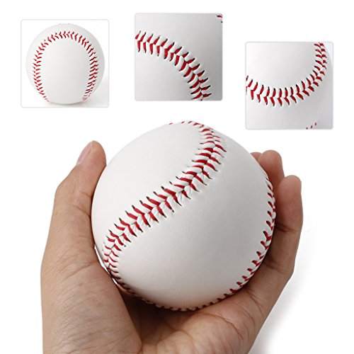 ULKEME Useful 9" BaseBall Soft Sport Game Practice Training Base Ball Softball - Thumbnail 2