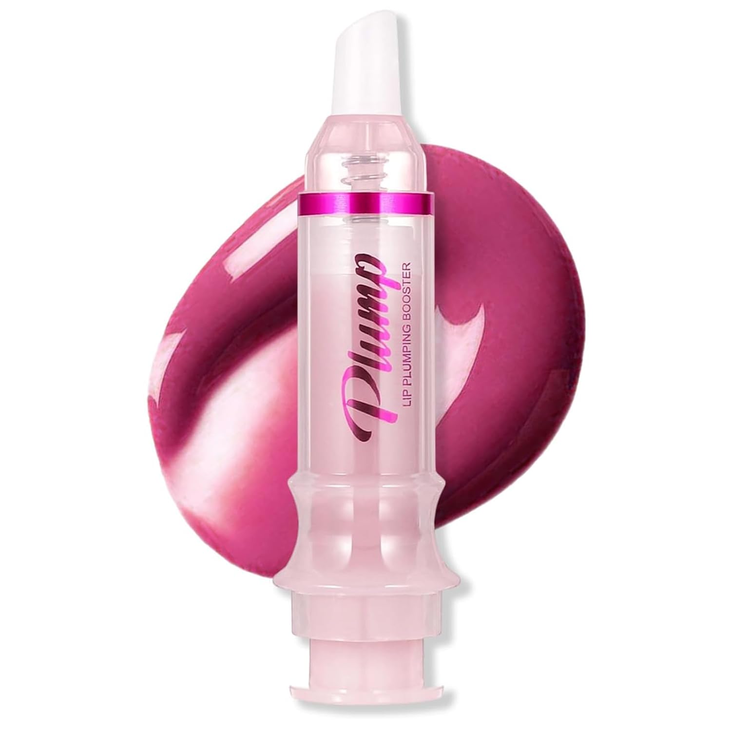 Photo 1 of BEUKING Lip Plumping Lipstick, Booster Mirror Lip Gloss with Ginger Extract, Hydrating High-Shine Glossy Lip Tint For Women Long-Lasting Pouty Lip Enhancer Make Up (#03 TAFFY, 0.17 floz)