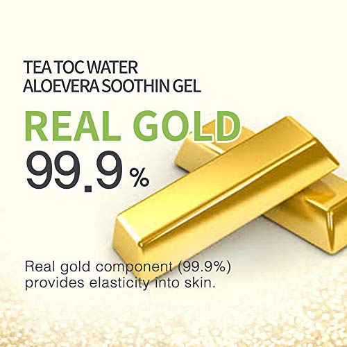 image for a;t fox TEATOC Organic Aloe Vera Gel | 100% Pure Aloe With 99.9% Real 