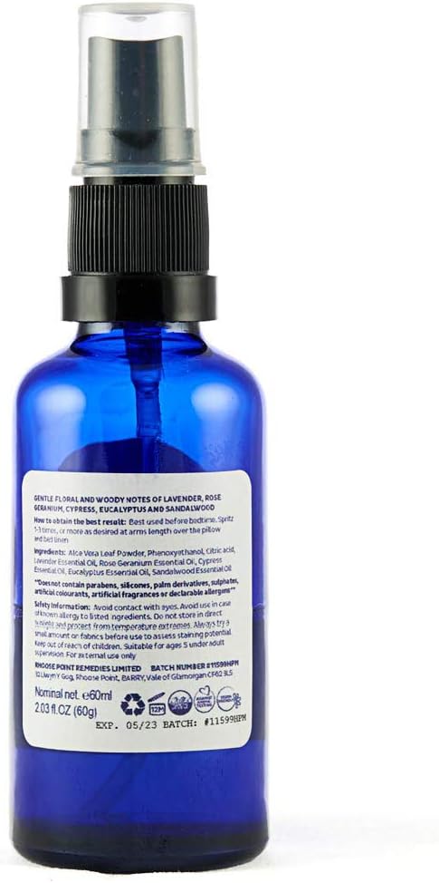Organic Lavender Sleep Pillow Spray Mist (50ml), Calming Essential Oils aid Sleeping & Anxiety - Image 4