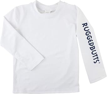 baby boy white rash guard