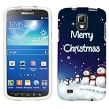 Samsung Galaxy S4 Active Merry Christmas Snowman Phone Case Cover