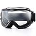 JULI OTG Ski Goggles-Over Glasses Ski / Snowboard Goggles for Men, Women & Youth - 100% UV Protection Anti-fog Dual Lens(Black Frame+83%VLT Clear Len)