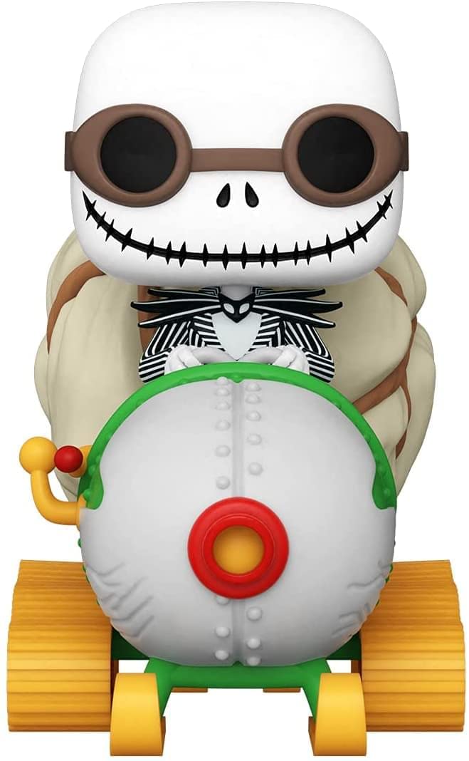 Funko Pop! Disney Ride: the Nightmare Before Christmas-Jack Skellington With Goggles & Snowmobile - Disney: the Nightmare Before Christmas - Collectable Vinyl Figure - Gift Idea - Movies Fans