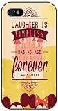 Laughter is timeless, imagination has no age and dreams are forever - iPhone 5C black plastic case / Inspiration Walt Disney quotes
