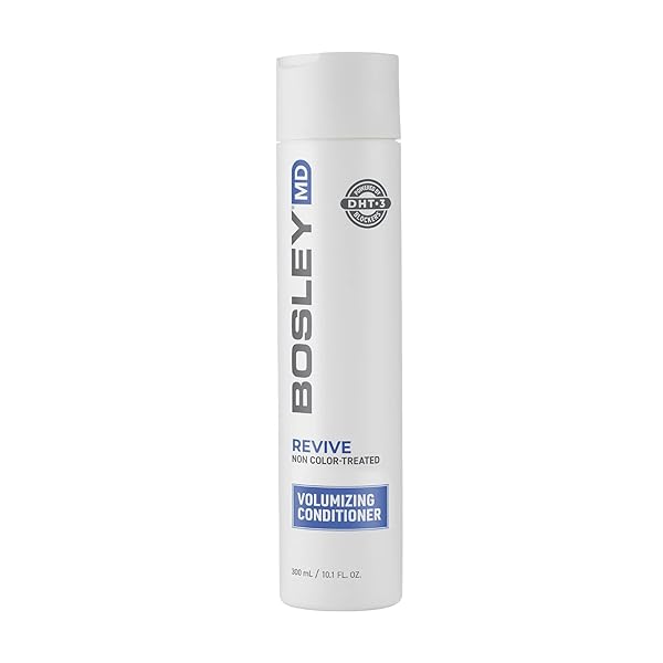BOSREVIVE VOLUMIZING CONDITIONER FOR NOTICEABLY THINNING, NON COLOR-TREATED HAIR – DHT-BLOCKING SAW PALMETTO, BIOTIN STRENGTHENING, NIACIN REVITALIZING & PANTHENOL, VEGAN, SULFATE-FREE 10.1 FL OZ