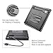 External CD/DVD Drive, USB 3.0 Portable DVD CD+/-RW Drive Slim DVD/CD ROM Rewriter Burner Writer, High Speed Data Transfer Pro Laptop/Desktop Windows/Vista/7/8/10, Mac OSX and Linux (Black)