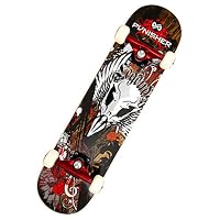 Punisher Skateboards Legends Complete 31-Inch Skateboard with Canadian Maple