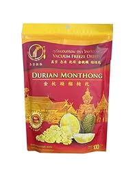 Kitravee Dried Freeze Durian Thai Snack Monthong