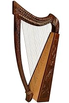 Heather Harp TM, 22 Strings, Vine Design
