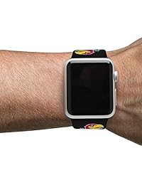 Affinity Bands Kansas Jayhawks   Correa de silicona compatible con Apple Watchs, solo correa