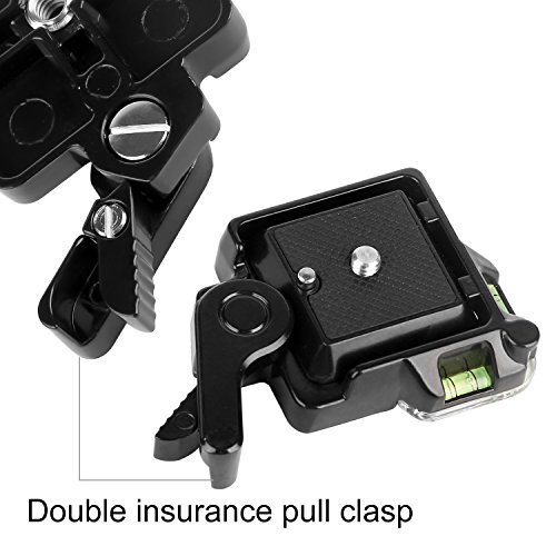 image for WAAO Camera Camcorder Tripod Monopod Ball Head QR-40 Quick Release Pla