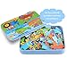 BBLIKE Wood Jigsaw Puzzles for Kids Toy in Tin Box, 4 Varying Degree of Difficulty Educational Learning Tool Best Birthday Present for Boys Girls (Vehicle)