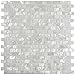 CNK Tile White Brick Pearl Shell Tile - 3