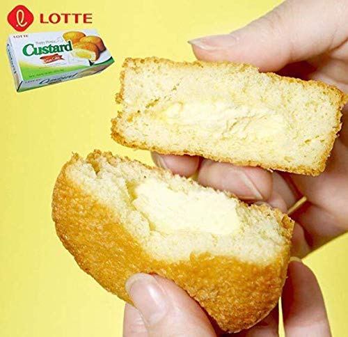 LOTTE Multi Custard Cake, 9.73 Ounce