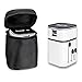 Travel Adapter Worldwide All in One Universal Travel Adaptor Wall AC Power Plug Adapter Wall Charger with Dual USB Charging Ports for USA EU UK AUS(White)