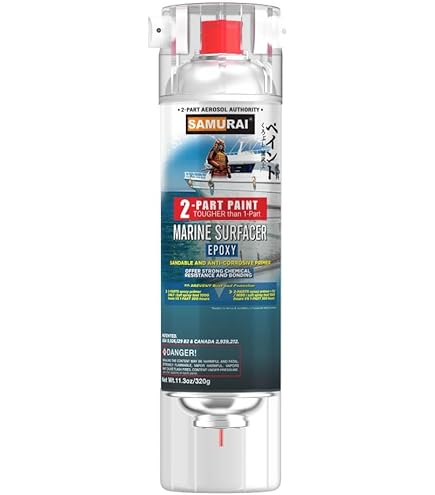 SAMURAI 2-Part Polyurethane Spray Paint Clear Coat for Car - 11.3